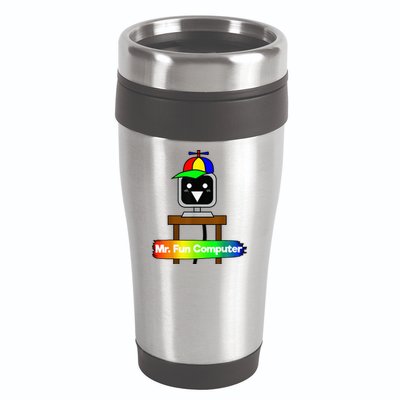 S.P.R.U.N.K.I Mr Fun Computer 16oz Travel Tumbler