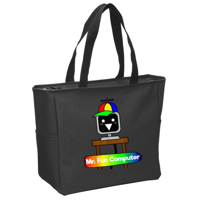 S.P.R.U.N.K.I Mr Fun Computer Zip Tote Bag