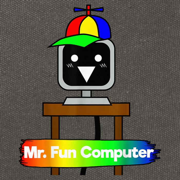 S.P.R.U.N.K.I Mr Fun Computer Cotton Canvas Backpack
