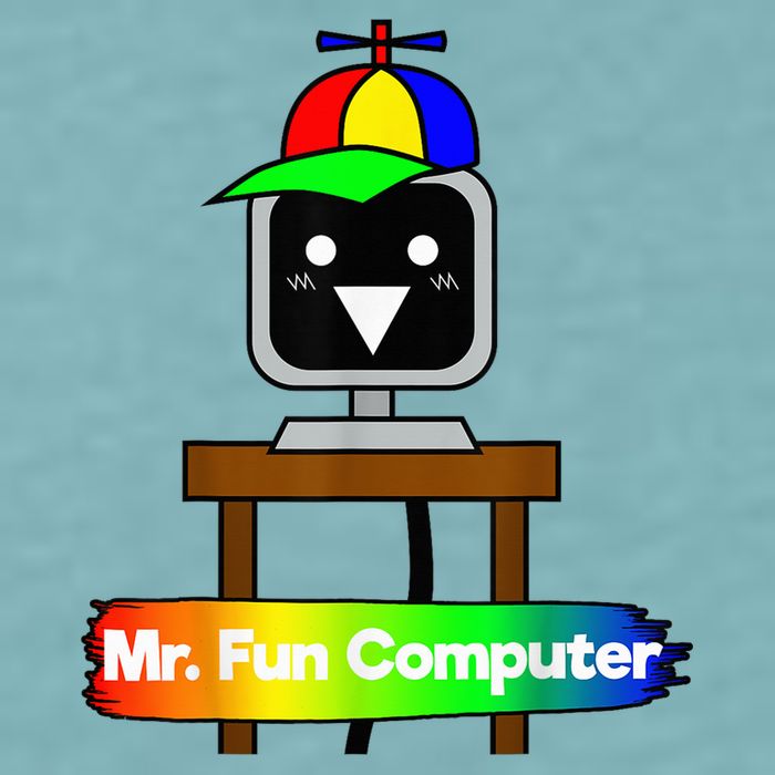 S.P.R.U.N.K.I Mr Fun Computer Sueded Cloud Jersey T-Shirt