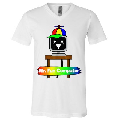 S.P.R.U.N.K.I Mr Fun Computer V-Neck T-Shirt