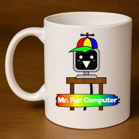 S.P.R.U.N.K.I Mr Fun Computer 11oz C Handle Ceramic Mug