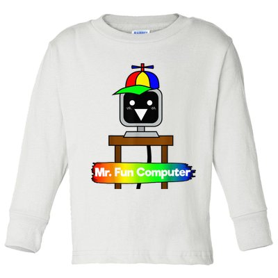 S.P.R.U.N.K.I Mr Fun Computer Toddler Long Sleeve Shirt