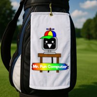 S.P.R.U.N.K.I Mr Fun Computer Golf Towel