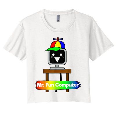 S.P.R.U.N.K.I Mr Fun Computer Crop Top