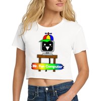 S.P.R.U.N.K.I Mr Fun Computer Crop Top