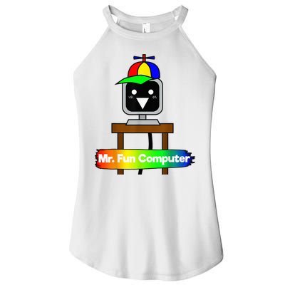 S.P.R.U.N.K.I Mr Fun Computer Women's Perfect Tri Rocker Tank