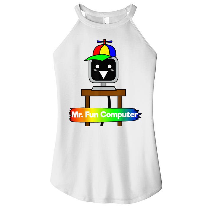 S.P.R.U.N.K.I Mr Fun Computer Women's Perfect Tri Rocker Tank