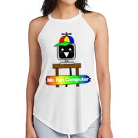 S.P.R.U.N.K.I Mr Fun Computer Women's Perfect Tri Rocker Tank