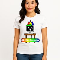 S.P.R.U.N.K.I Mr Fun Computer Womens T-Shirt