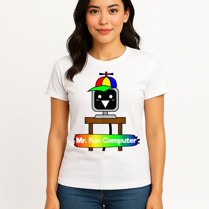 S.P.R.U.N.K.I Mr Fun Computer Womens T-Shirt