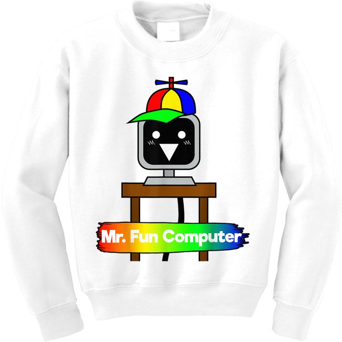 S.P.R.U.N.K.I Mr Fun Computer Kids Sweatshirt