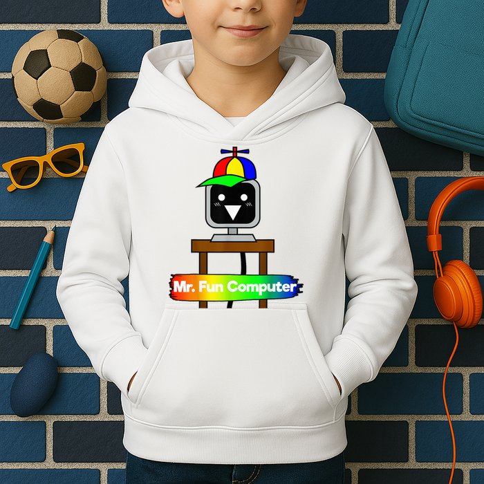 S.P.R.U.N.K.I Mr Fun Computer Kids Hoodie