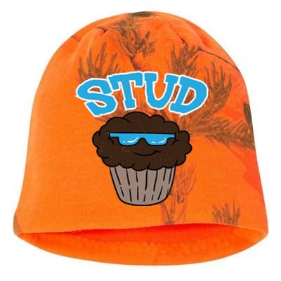 Stud Muffin Funny Cupcake Wearing Sunglasses Baking Baker Great Gift Kati - Camo Knit Beanie