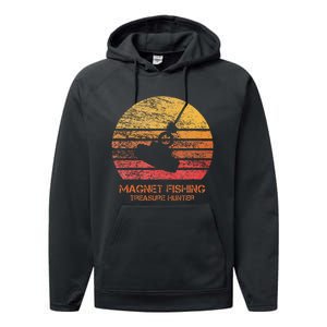 Sunset Magnet Fishing Performance Fleece Hoodie