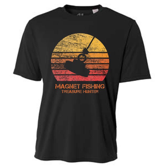 Sunset Magnet Fishing Cooling Performance Crew T-Shirt