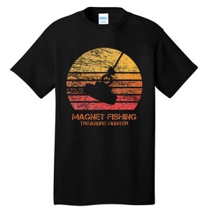 Sunset Magnet Fishing Tall T-Shirt