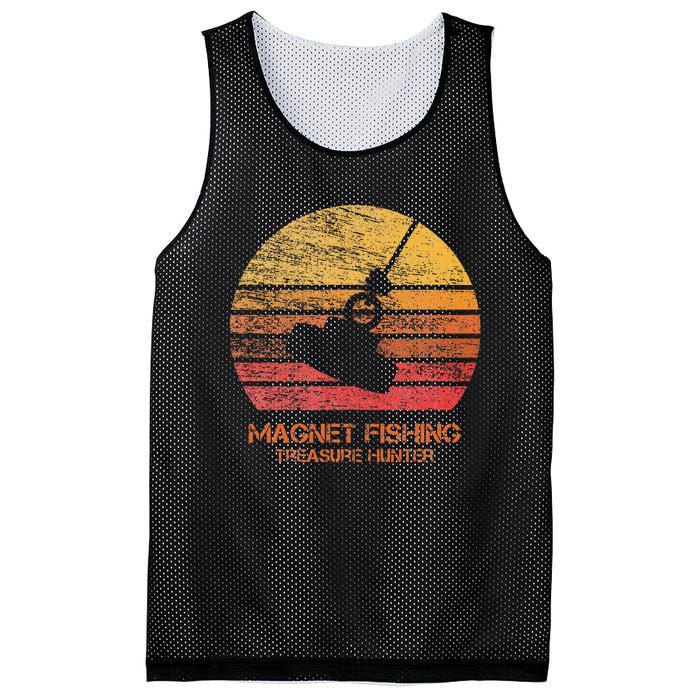 Sunset Magnet Fishing Mesh Reversible Basketball Jersey Tank