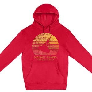 Sunset Magnet Fishing Premium Pullover Hoodie