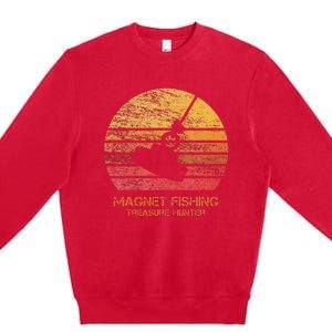 Sunset Magnet Fishing Premium Crewneck Sweatshirt