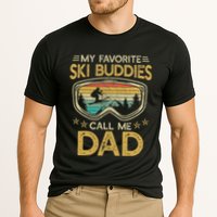 Skiing My Favorite Ski Buddies Call Me Dad Performance Shirt