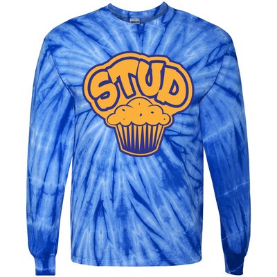 Stud Muffin Funny Handsome Good Looking Saying Slogan Gift Tie-Dye Long Sleeve Shirt