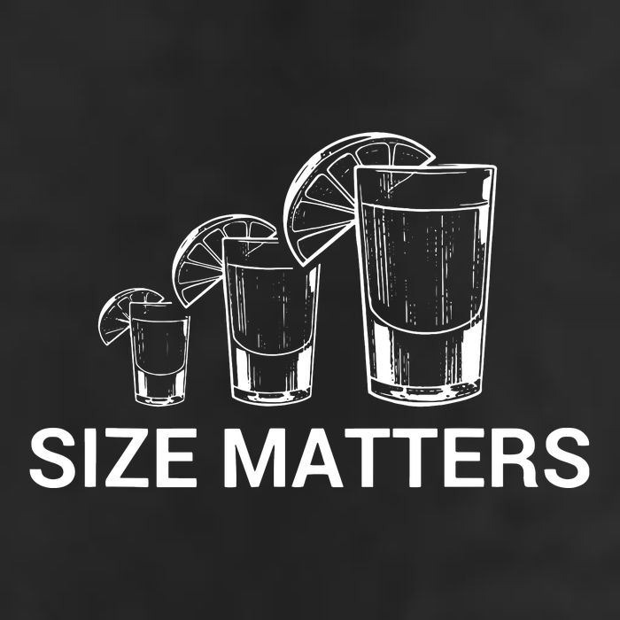 Size Matters Funny Salt Lime Tacos Tequila 25L Jumbo Tote