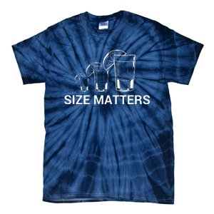 Size Matters Funny Salt Lime Tacos Tequila Tie-Dye T-Shirt