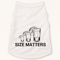 Size Matters Funny Salt Lime Tacos Tequila Doggie Tank