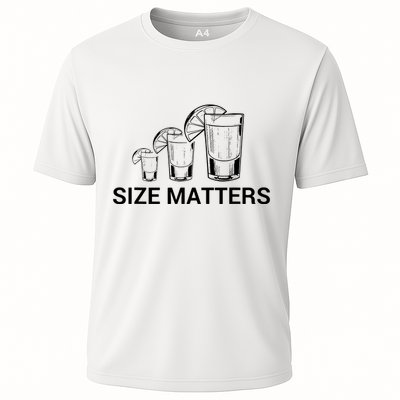 Size Matters Funny Salt Lime Tacos Tequila Performance Shirt