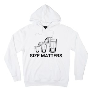 Size Matters Funny Salt Lime Tacos Tequila Hoodie