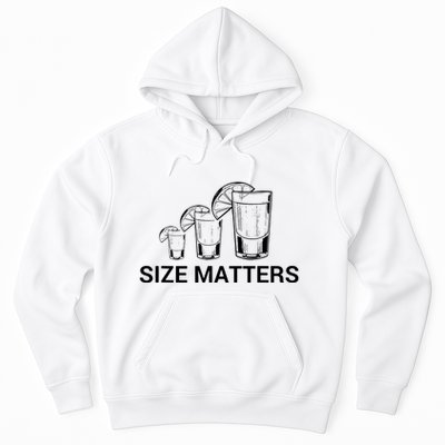 Size Matters Funny Salt Lime Tacos Tequila Hoodie