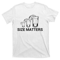 Size Matters Funny Salt Lime Tacos Tequila T-Shirt