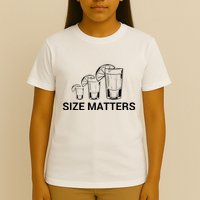 Size Matters Funny Salt Lime Tacos Tequila T-Shirt
