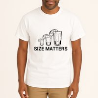 Size Matters Funny Salt Lime Tacos Tequila Tall T-Shirt
