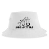 Size Matters Funny Salt Lime Tacos Tequila Sustainable Bucket Hat