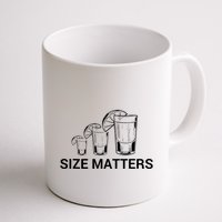 Size Matters Funny Salt Lime Tacos Tequila Mug