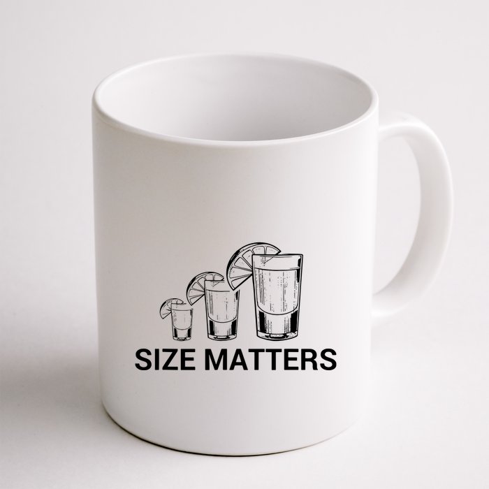 Size Matters Funny Salt Lime Tacos Tequila Mug