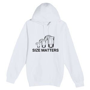 Size Matters Funny Salt Lime Tacos Tequila Premium Pullover Hoodie