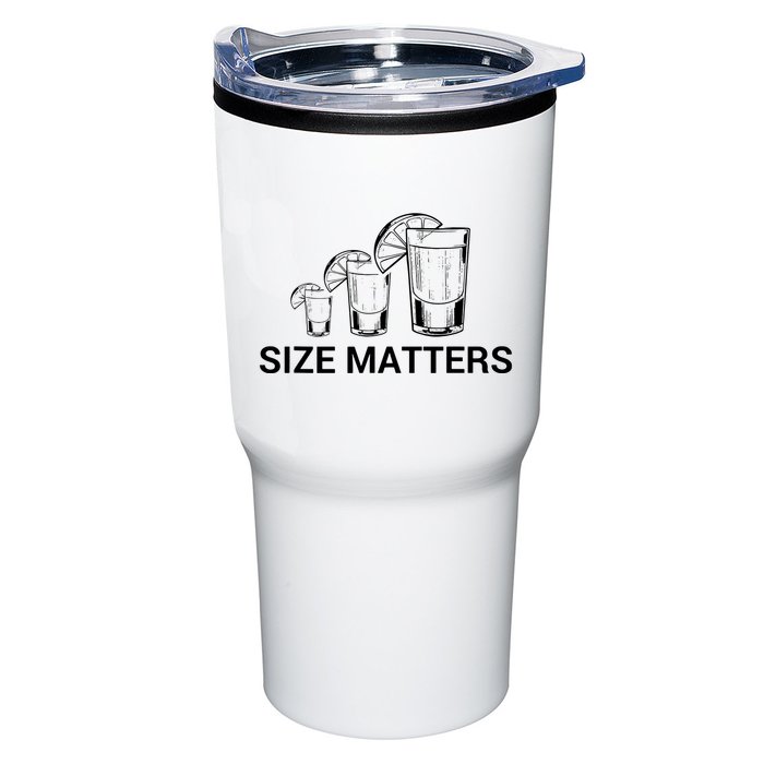 Size Matters Funny Salt Lime Tacos Tequila Tumbler