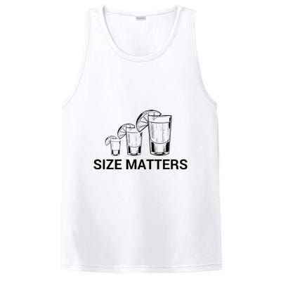 Size Matters Funny Salt Lime Tacos Tequila PosiCharge Competitor Tank