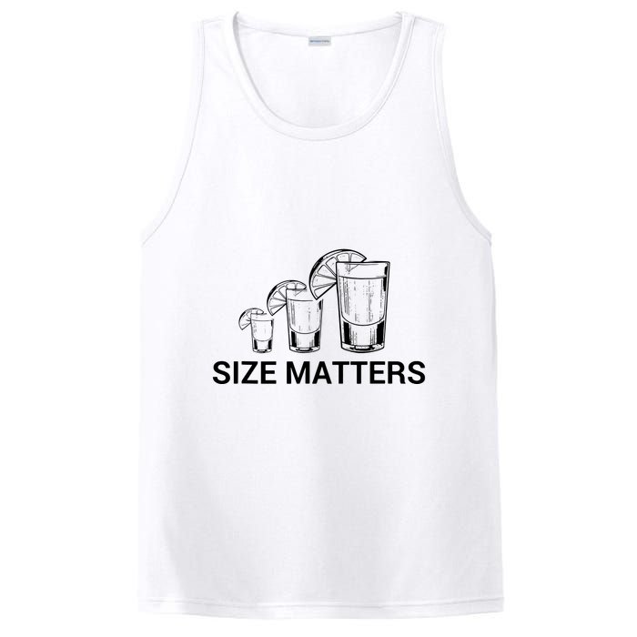 Size Matters Funny Salt Lime Tacos Tequila PosiCharge Competitor Tank