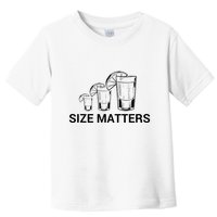 Size Matters Funny Salt Lime Tacos Tequila Toddler T-Shirt