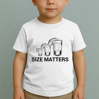 Size Matters Funny Salt Lime Tacos Tequila Toddler T-Shirt