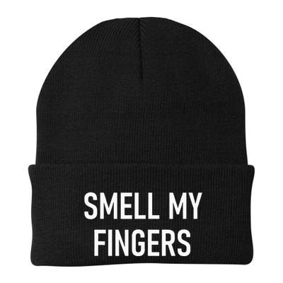 Smell My Fingers Funny Jokes Sarcastic Beanie