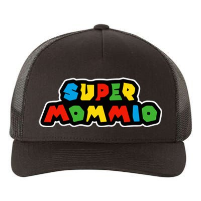 Super Mommio Funny Nerdy Mommy Mother Yupoong Adult 5-Panel Trucker Hat