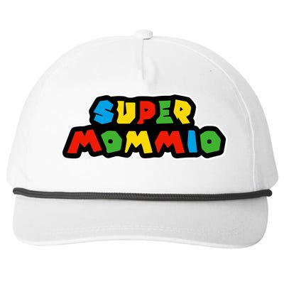 Super Mommio Funny Nerdy Mommy Mother Snapback Five-Panel Rope Hat