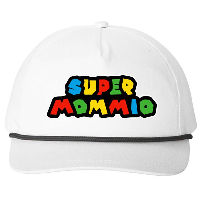 Super Mommio Funny Nerdy Mommy Mother Snapback Five-Panel Rope Hat