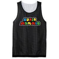 Super Mommio Funny Nerdy Mommy Mother Mesh Reversible Basketball Jersey Tank