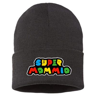 Super Mommio Funny Nerdy Mommy Mother Sustainable Knit Beanie